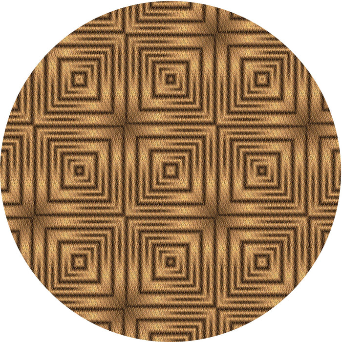 Square Machine Washable Transitional Dark Bronze Brown Rug in a Living Room, wshpat3867org