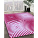 Machine Washable Transitional Pastel Purple Pink Rug in a Family Room, wshpat3868pur