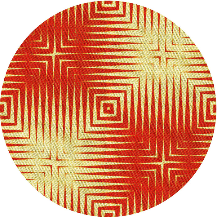 Square Machine Washable Transitional Red Rug in a Living Room, wshpat3868yw