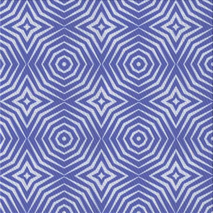 Round Patterned Jeans Blue Rug, pat3869blu