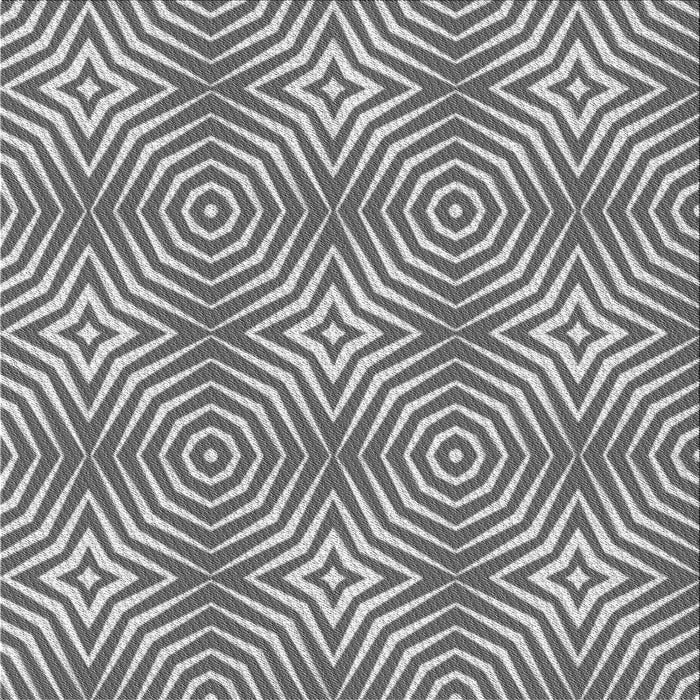 Round Patterned Carbon Gray Rug, pat3869gry