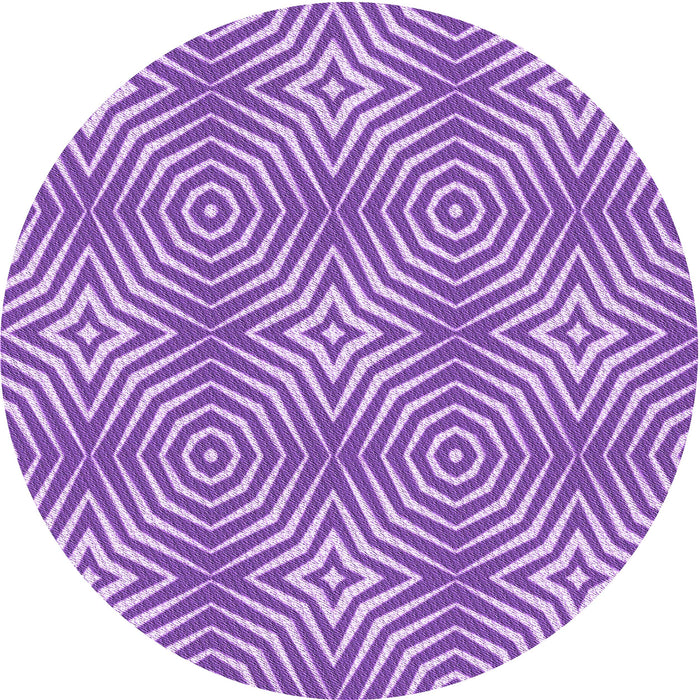Square Machine Washable Transitional Blue Violet Purple Rug in a Living Room, wshpat3869pur