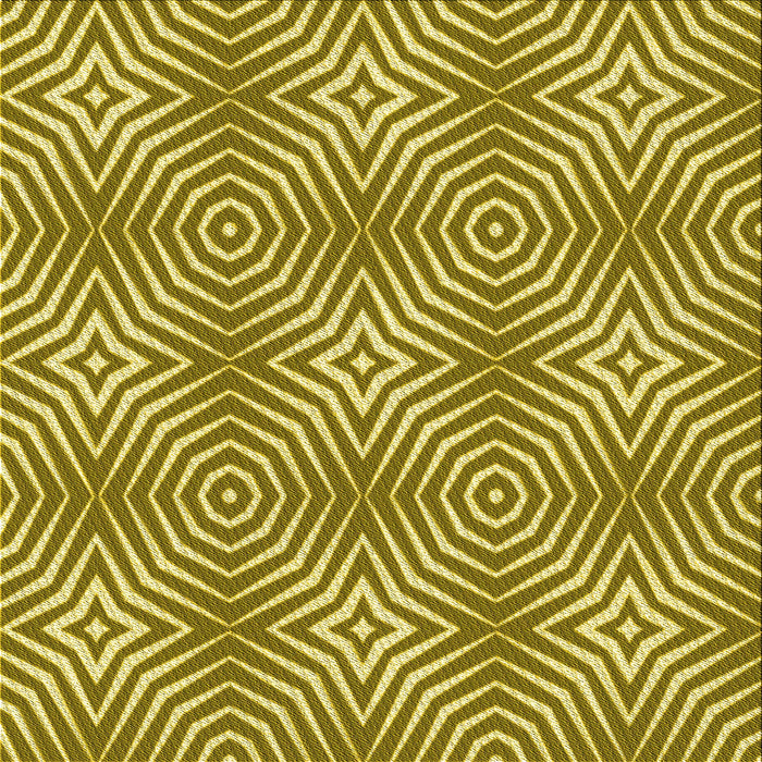 Round Patterned Dark Yellow Green Rug, pat3869yw