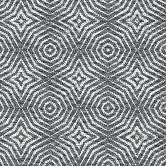 Square Patterned Gray Novelty Rug, pat3869