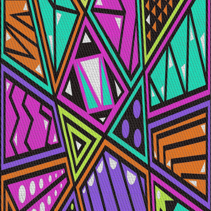 Patterned Sage Green Modern Rug, pat386