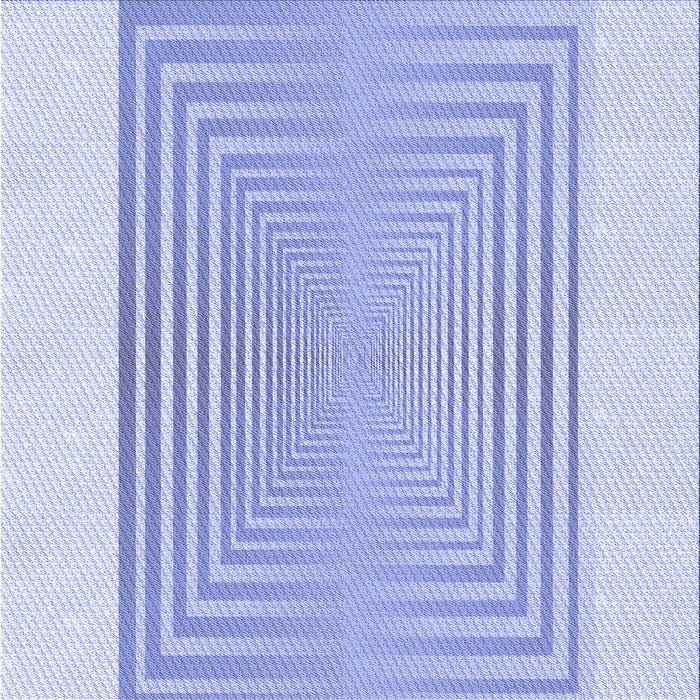 Round Patterned Sky Blue Rug, pat387blu