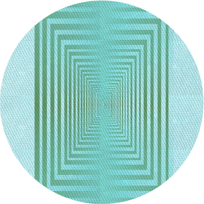 Square Patterned Blue Rug, pat387lblu