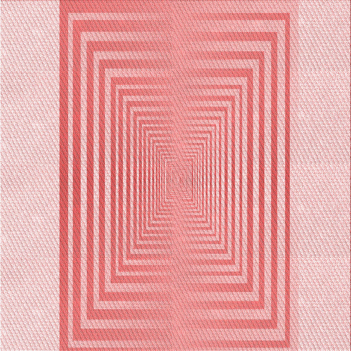 Round Machine Washable Transitional Red Rug, wshpat387rd