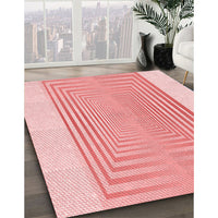 Patterned Red Rug, pat387rd