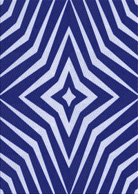 Machine Washable Transitional Cobalt Blue Rug, wshpat3870blu