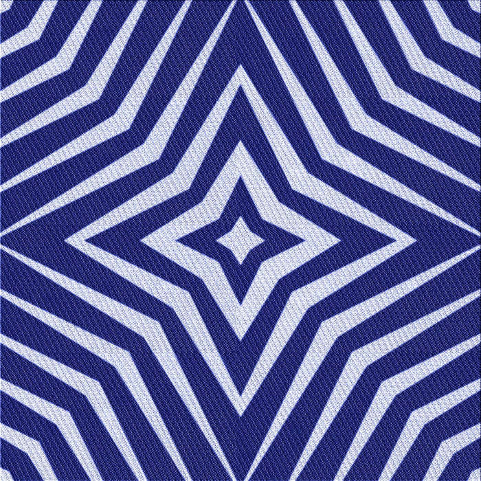 Round Patterned Cobalt Blue Rug, pat3870blu