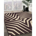 Patterned Light French Beige Brown Rug in Family Room, pat3870brn