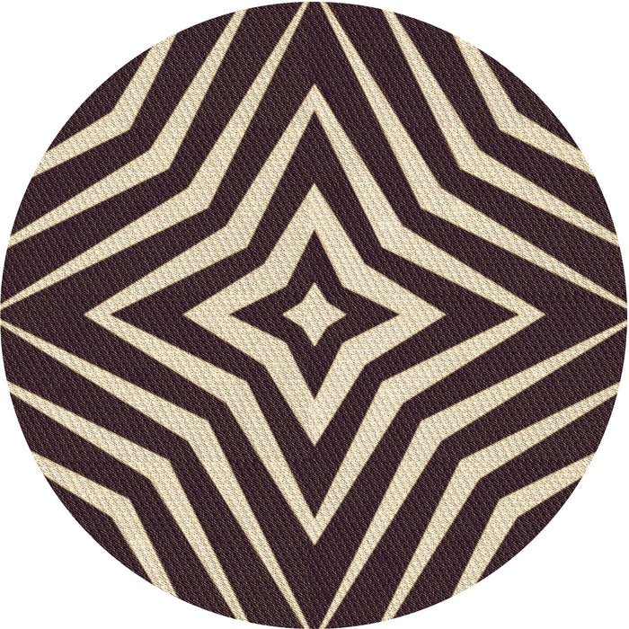 Square Machine Washable Transitional Light French Beige Brown Rug in a Living Room, wshpat3870brn