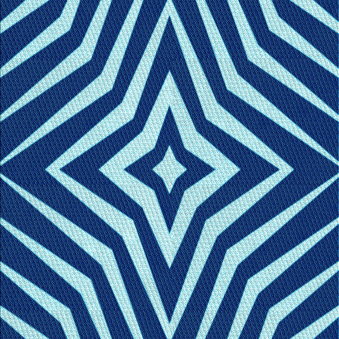 Patterned Cobalt Blue Rug, pat3870lblu