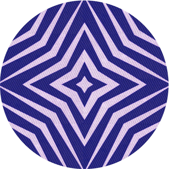 Square Machine Washable Transitional Bright Lilac Purple Rug in a Living Room, wshpat3870pur