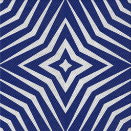 Square Patterned Light Steel Blue Novelty Rug, pat3870