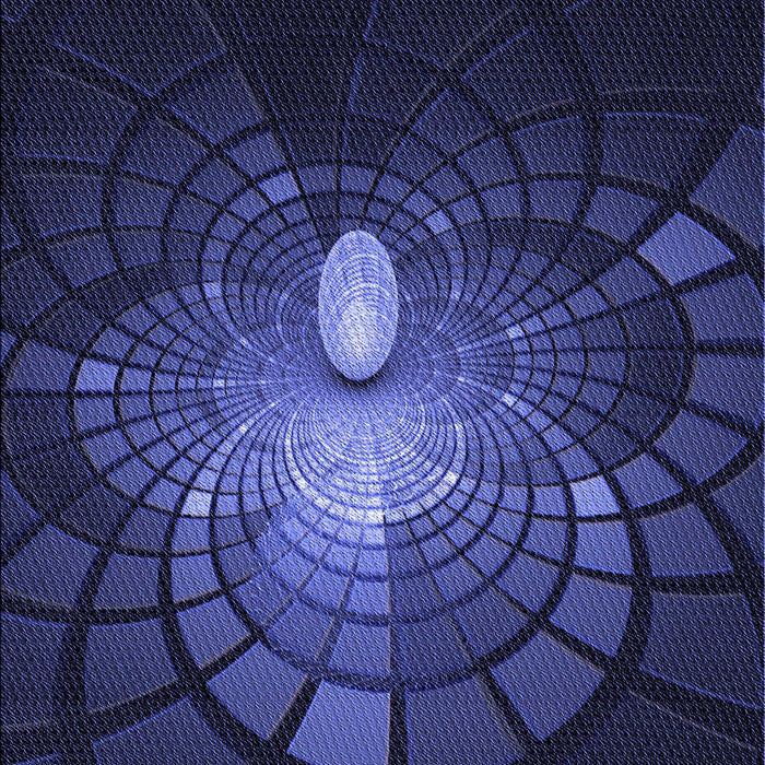 Machine Washable Transitional Night Blue Rug, wshpat3872blu