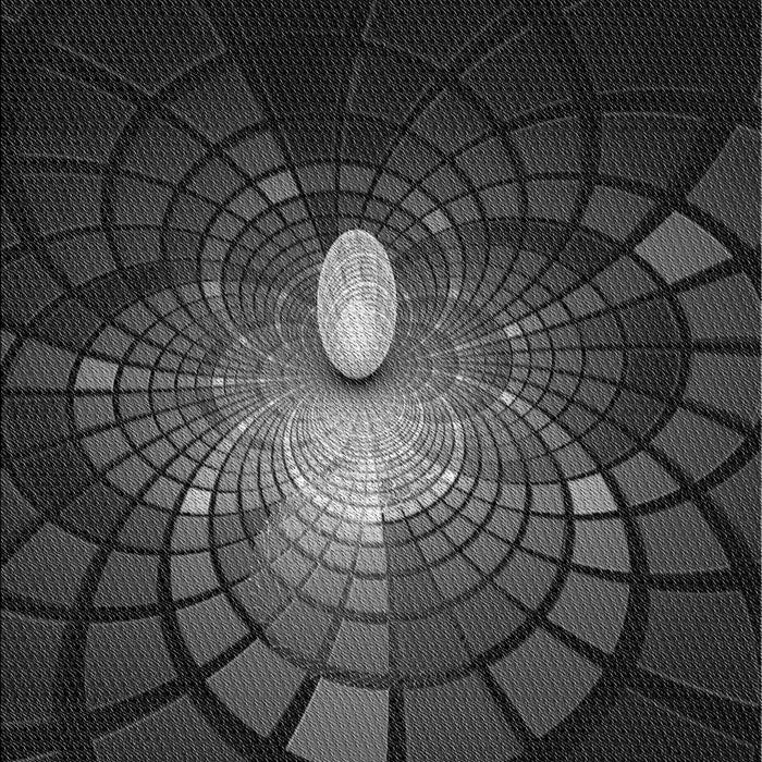 Patterned Carbon Gray Rug, pat3872gry