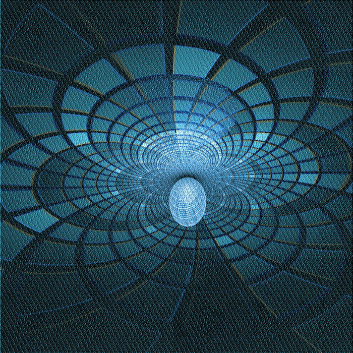 Round Machine Washable Transitional Dark Cyan Green Rug, wshpat3872lblu