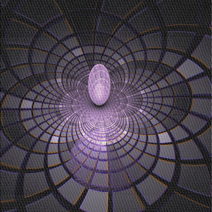 Patterned Black Novelty Rug, pat3872