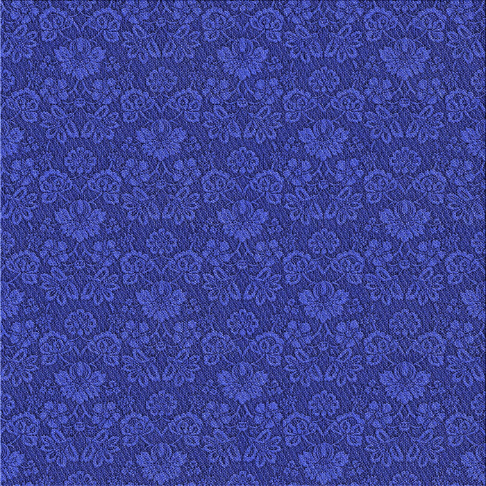 Round Machine Washable Transitional Blue Rug, wshpat3873blu