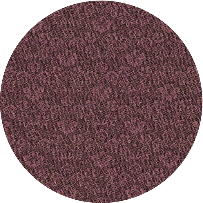 Square Patterned Cherry Red Rug, pat3873brn