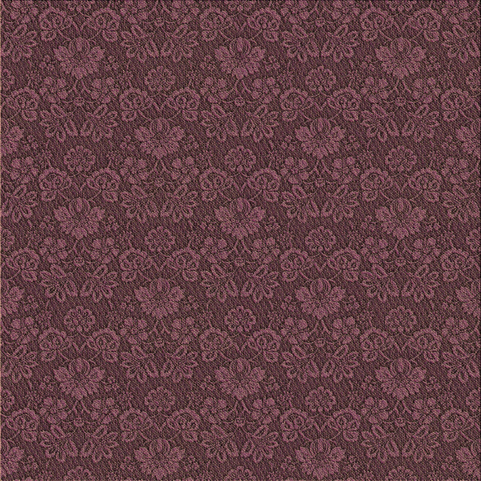 Round Patterned Cherry Red Rug, pat3873brn