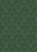 Patterned Dark Forest Green Rug, pat3873grn