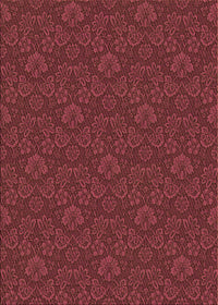 Machine Washable Transitional Red Rug, wshpat3873org