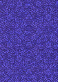 Machine Washable Transitional ly Purple Rug, wshpat3873pur