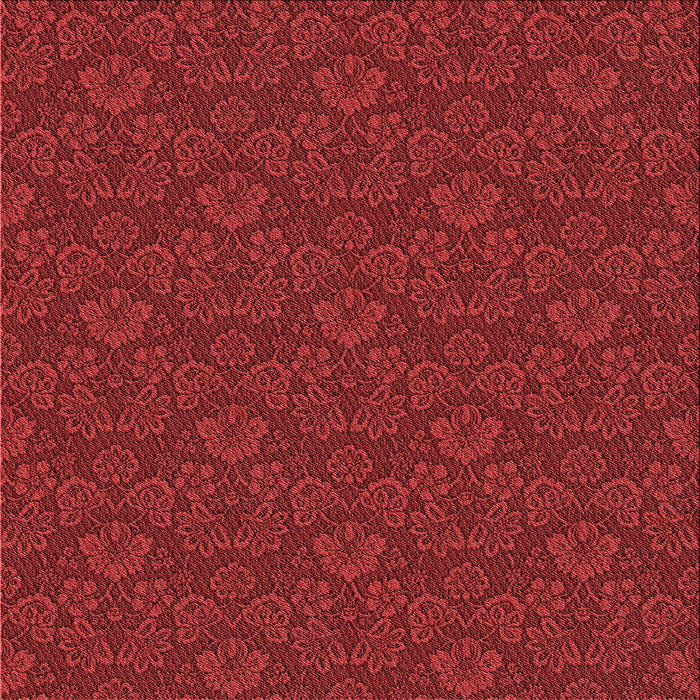 Round Machine Washable Transitional Red Rug, wshpat3873rd