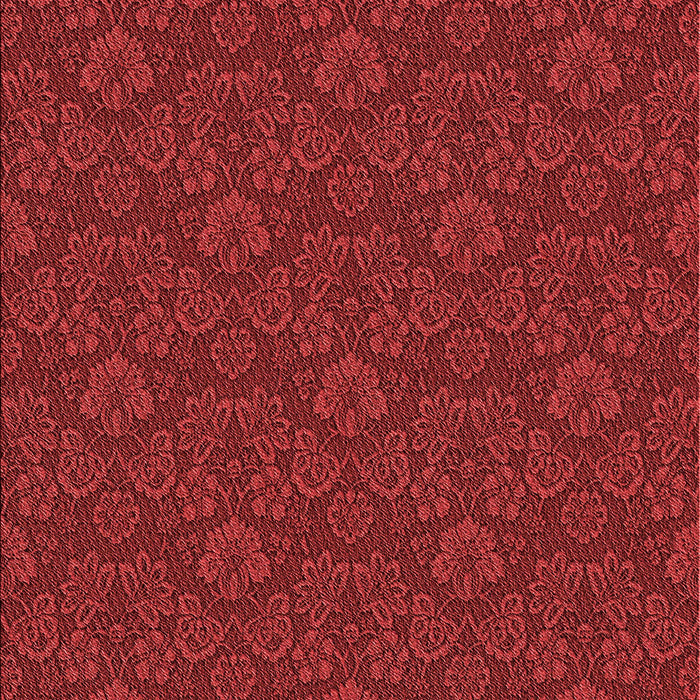 Machine Washable Transitional Red Rug, wshpat3873rd