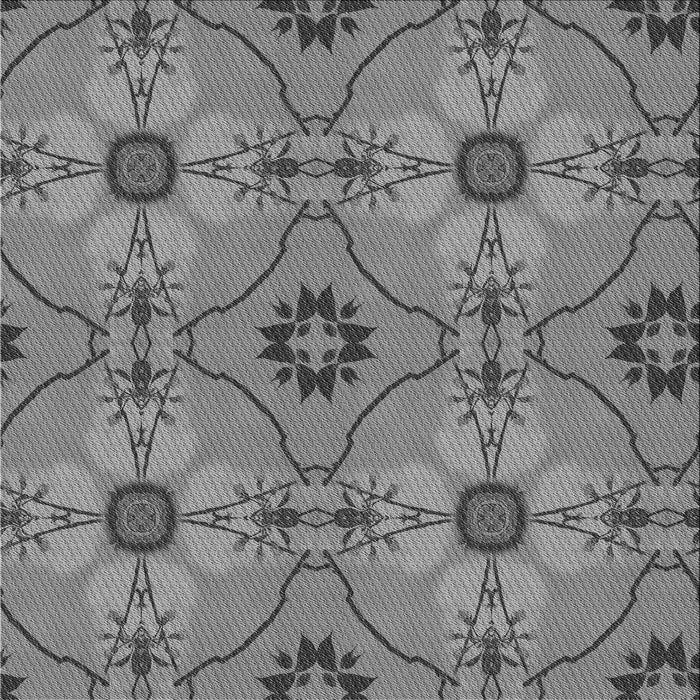 Round Machine Washable Transitional Carbon Gray Rug, wshpat3874gry