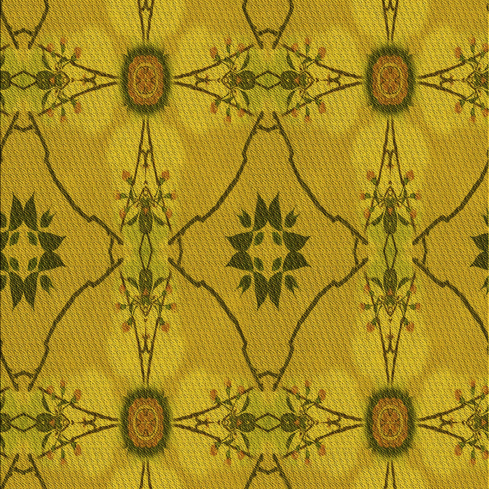 Patterned Dark Bisque Brown Rug, pat3874yw