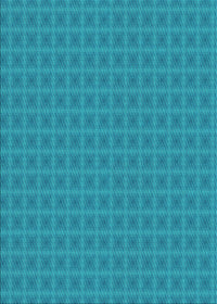 Machine Washable Transitional Bright Turquoise Blue Rug, wshpat3875lblu