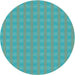 Square Patterned Deep-Sea Green Rug, pat3876lblu