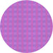 Square Patterned Purple Rug, pat3876pur