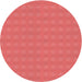 Square Patterned Red Rug, pat3876rd