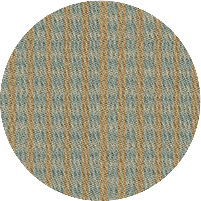 Sideview of Patterned Dark Green Novelty Rug, pat3876