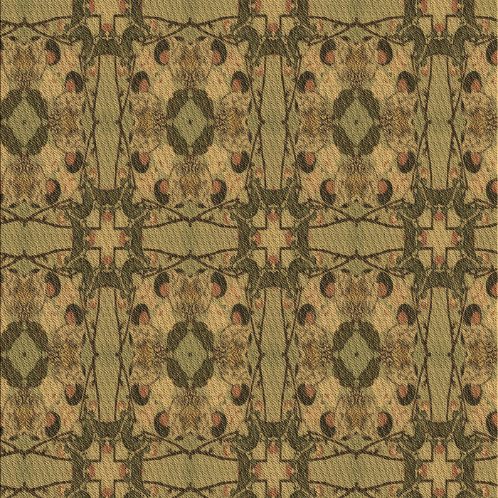 Patterned Dark Bronze Brown Rug, pat3877brn