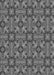 Patterned Black Rug, pat3877gry