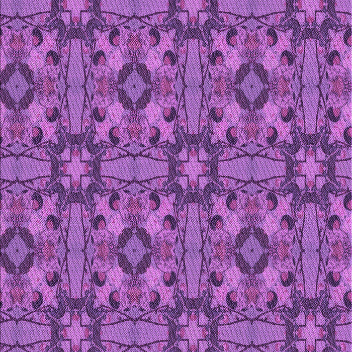 Machine Washable Transitional Dark Orchid Purple Rug, wshpat3877pur