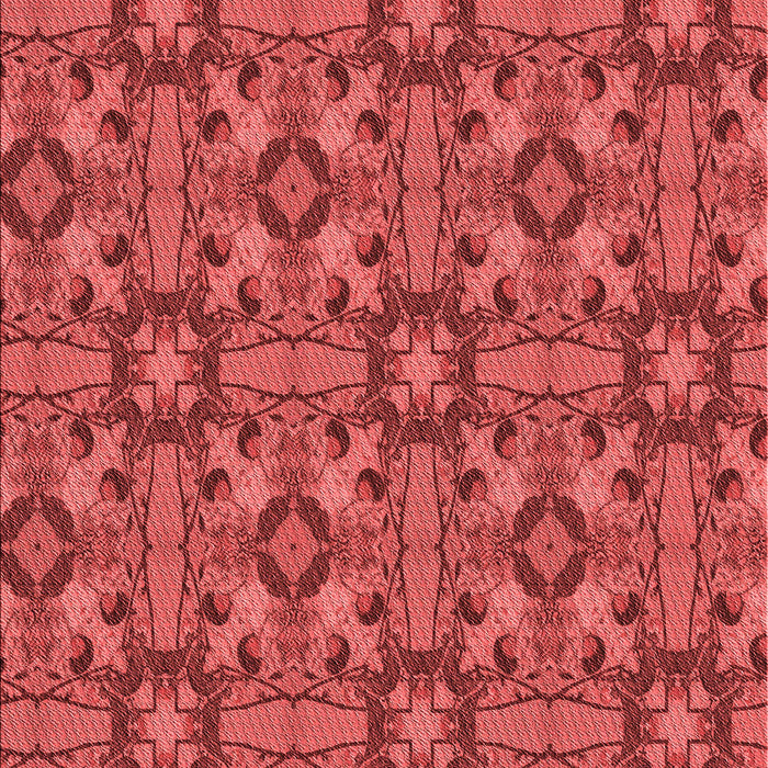 Patterned Red Rug, pat3877rd