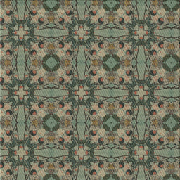 Sideview of Machine Washable Transitional Mocha Brown Rug, wshpat3877