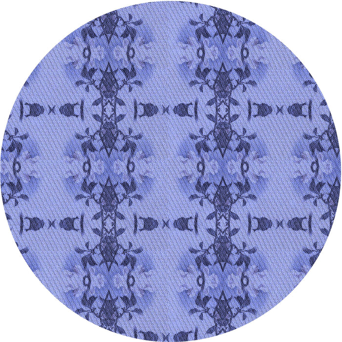 Square Machine Washable Transitional Denim Blue Rug in a Living Room, wshpat3878blu