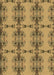 Patterned Yellow Rug, pat3878brn