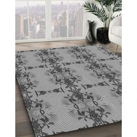 Patterned Ash Gray Rug, pat3878gry