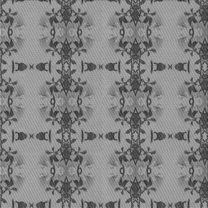 Round Patterned Ash Gray Rug, pat3878gry