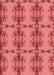 Patterned Red Rug, pat3878rd