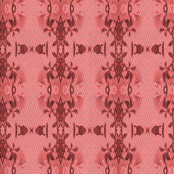 Patterned Red Rug, pat3878rd